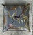 Textile Vintage River Chase Printed Velvet Pillow For Sale - Image 7 of 12