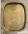 Wood Mid-Century Queen Anne Style Mahogany Side Table With Engraved Brass Tray For Sale - Image 7 of 18