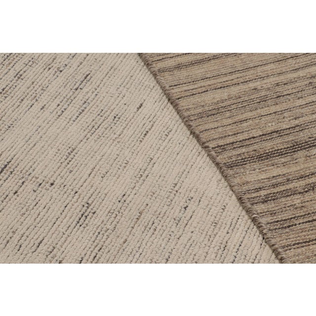 Beige Rug & Kilim’s Oversized Contemporary Textural Rug in Beige-Brown Tones - 12x19 For Sale - Image 8 of 8