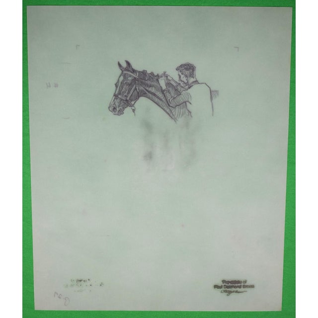 Art Sz: 12"H x 10"W Provenance: The Estate of Paul Desmond Brown