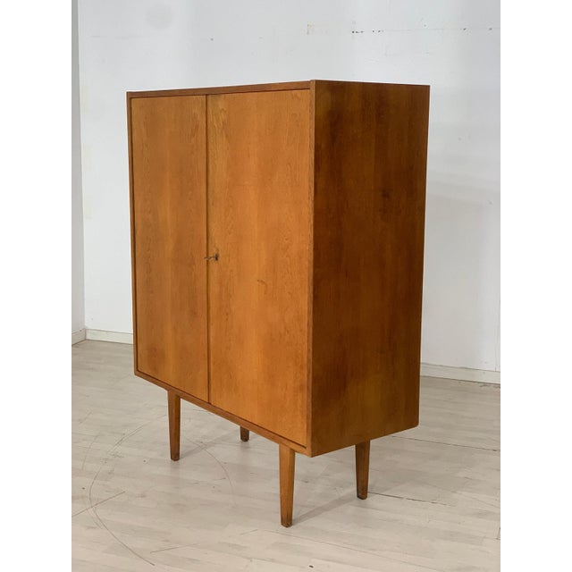 Wood Mid-Century Linen Cupboard from Hellerau For Sale - Image 7 of 10