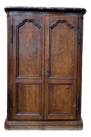Small Louis XIV Style Cabinet in Oak