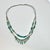 1970s Vintage Southwestern Mexican Boho Chic Double Strand Sterling, Turquoise & Jade Necklace For Sale - Image 6 of 18