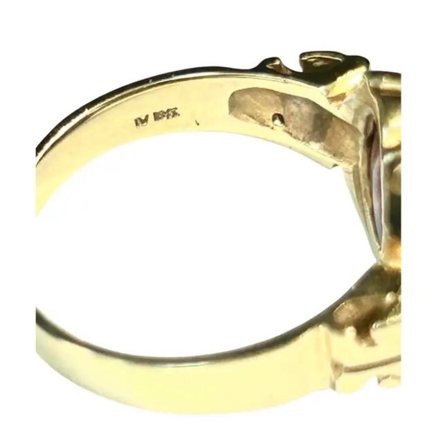 14k Yellow Gold Ruby Ring For Sale In Tampa - Image 6 of 7