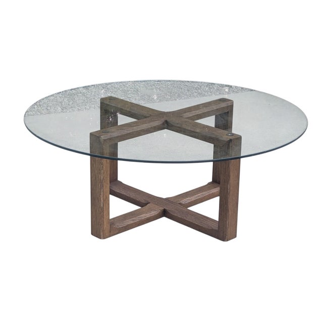 Mid Century Modern Oak Wood Coffee Table For Sale In Charlotte - Image 6 of 15