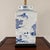 Vintage Frederick Cooper Chinoiserie Blue & White Lidded Jar Table Lamp — 28” For Sale - Image 9 of 12