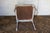 1930s Italian Neoclassical Leather-Top Game Table Set With Four Chairs For Sale - Image 17 of 18