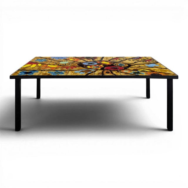 Vintage Ceramic Coffee Table, 1960s For Sale - Image 6 of 6