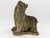 This mid-20th century vintage concrete garden ornament is a delightful representation of a Yorkshire Terrier, exuding an...