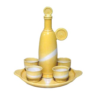 Liqueur Set by Franco Bucci for Laboratorio Pesaro, 1970s, Set of 6 For Sale