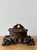 Victorian Vintage Boho Black Forest Hand Carved Casket Box For Sale - Image 3 of 11