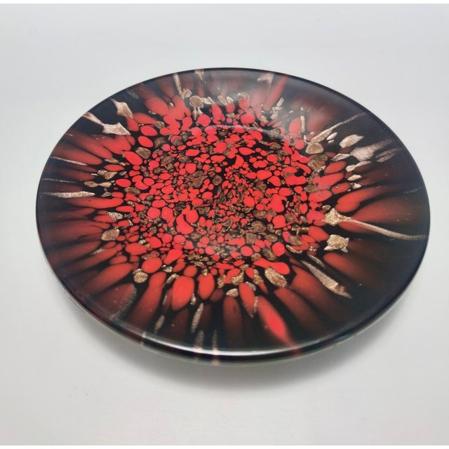 Black and Red Murano Glass Vases with Bronze Aventurine Glass attributed to Vincenzo Nason, 1960s, Set of 4 For Sale - Image 13 of 17