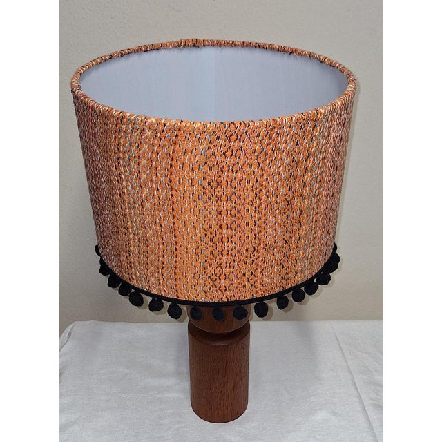 Vintage Danish Table Lamp in Teak from Lamplove, 1970s For Sale - Image 4 of 8