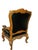 Black Elevate Your Estate With the Timeless Grandeur of This Exceptional Pair of Maitland-Smith Rococo Revival Armchairs. For Sale - Image 8 of 11