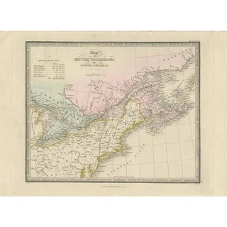 Antique Map of the British Possessions in North America by Wyld, 1845 For Sale