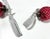 Red Vintage Red Kugel-Style Mercury Glass Christmas Ornament Garland, 48" For Sale - Image 8 of 8
