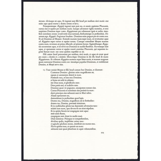 1967 Salvador Dalí Biblia Sacra Lithograph "Vir Et Mulier in Paradiso Voluptatis" (Man and Woman in Paradise) For Sale In New York - Image 6 of 11