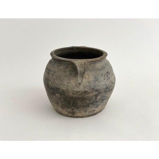 Rustic Matte Black Pottery Jug Chairish