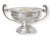 An elegant English silverplate challenge bowl presented for the 1937 Meadhurst Horticultural Show, engraved 'Bustan...