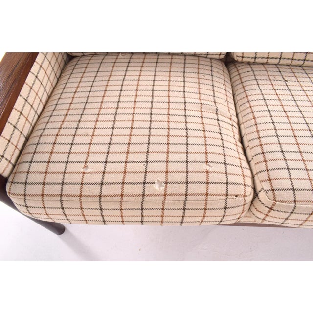 Danish Rosewood Two-Seater Sofa, 1950s For Sale - Image 9 of 10