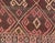 All-Over Design Hand Woven Kilim Geometric Diamond Design in Brown, Pink, and Tan For Sale - Image 10 of 13