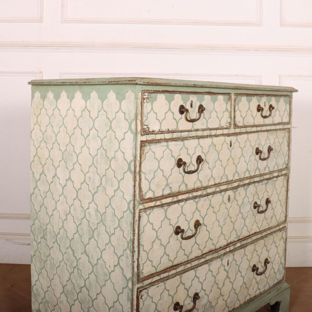 White English Painted Chest of Drawers For Sale - Image 8 of 11