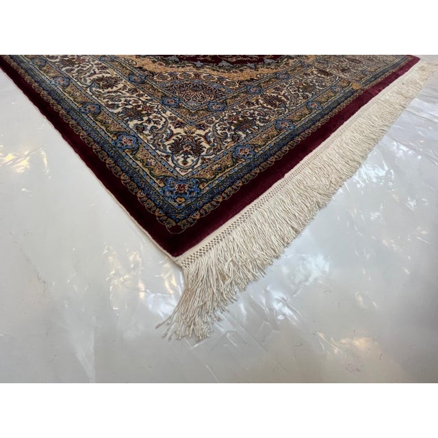 2000 - 2009 Signe Silk Turkish Rug , 4' X 6' For Sale - Image 5 of 5