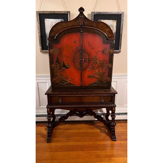 1930s Berkey and Gay Asian Cabinet For Sale - Image 13 of 13