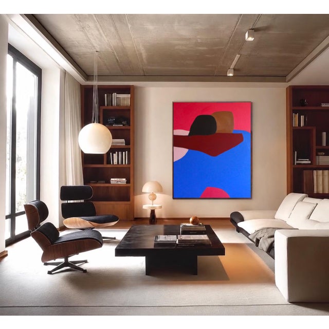 Early 21st Century Bodasca, A Hug, 2026, Acrylic Painting on Canvas For Sale - Image 5 of 13