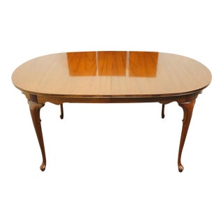 Hickory Chair Solid Mahogany Traditional Style 100" Oval Dining Table 556 For Sale