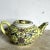 Chinese Hand Painted Yellow Floral Porcelain Famille Tea Pot For Sale - Image 4 of 9