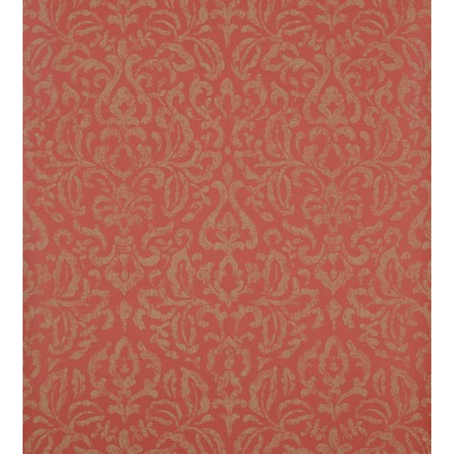 Piper Wallpaper - Red - Sample | Chairish