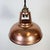 Vintage Industrial Copper Ceiling Lamp For Sale - Image 4 of 16