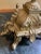 1930s Lions Foot Brass Candelabra For Sale - Image 4 of 8