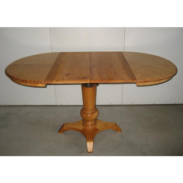 Antique Round Extendable Table from Befos, 1900s For Sale - Image 6 of 11