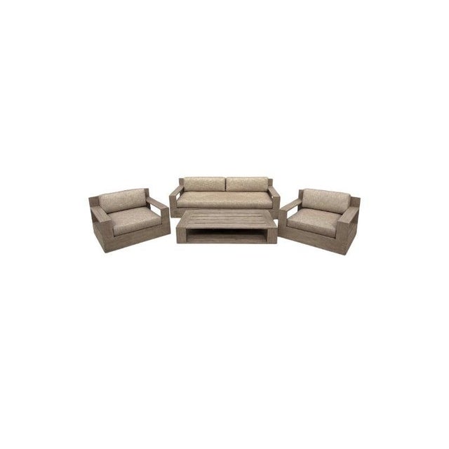 Rh Restoration Hardware Marbella Teak Outdoor Set – Luxe, 4 Pieces For Sale - Image 16 of 16