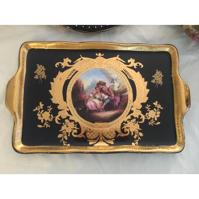 Antique Persian Porcelain Set of 8 For Sale In Los Angeles - Image 6 of 13