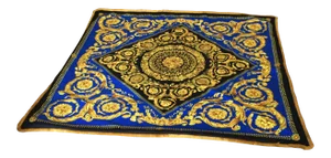 Italian Custom Made Baroque Versace Velvet Throw
