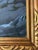 1980s Vintage Oil Painting of a Rocky Mountain Landscape in Gold Frame Signed Lockwood For Sale - Image 5 of 6
