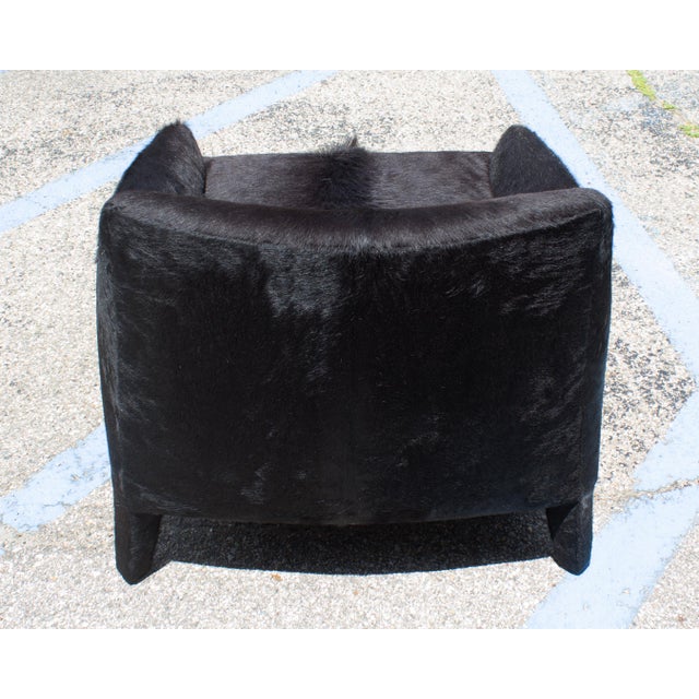 Verellen “Murphy” Black Hair on Hide Armchair For Sale In Indianapolis - Image 6 of 7