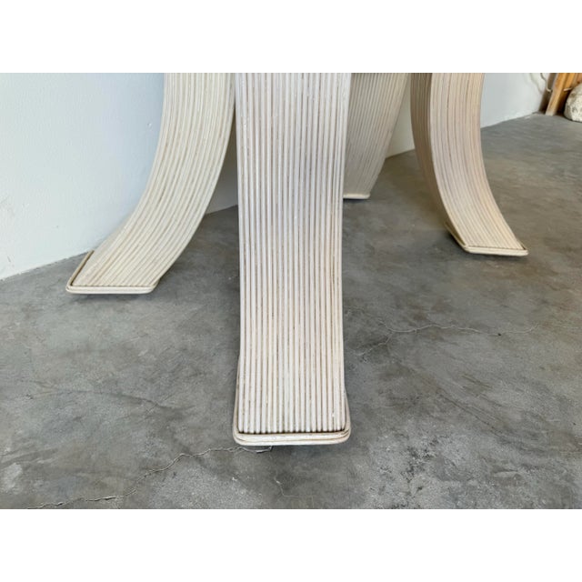 Vintage Boho Betty Cobonpue - Style Pencil Reed Rattan Dining Table ...