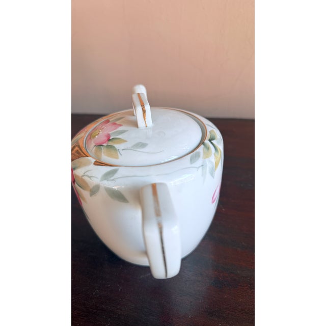 Antique, Early 20th Century Noritake Japan Azalea Porcelain Teapot With Lid For Sale - Image 10 of 10