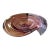 1414 Bohemia Signed Large Art Glass Bowl Pink 18in For Sale