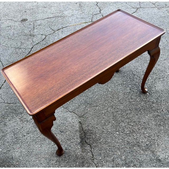 English Mahogany Tea Table For Sale - Image 10 of 10