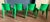 1970s Vintage BA1171 Chairs in Green by Helmut Bätzner for Bofinger, 1970s, Set of 4 For Sale - Image 5 of 10