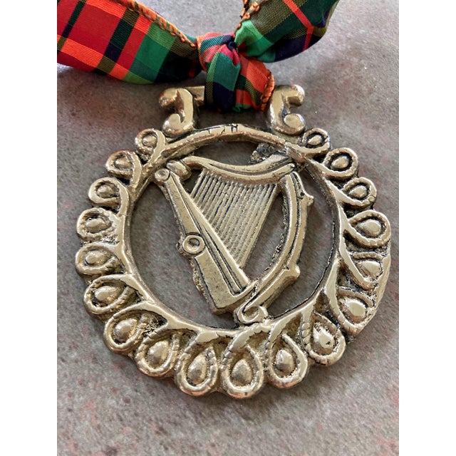 1930/1940 Gaelic Irish Harp Martingale Horse Brass, England Chairish