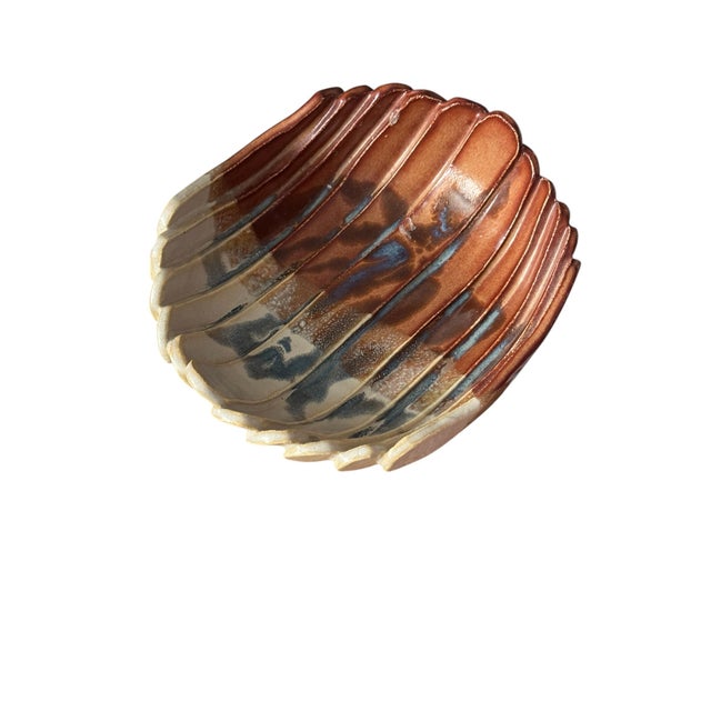 Late 20th Century Studio Pottery Decorative Bowl Dish For Sale - Image 5 of 8