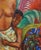 F. Cohen Warm-Toned Abstract Figurative Black Art Portrait of a Mother with Children, 20th Century For Sale - Image 11 of 12
