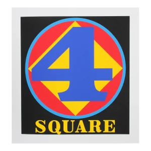 4 Square from the American Dream Portfolio, Robert Indiana Screenprint (Unsigned)