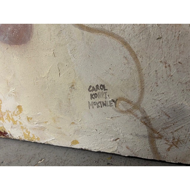 Textile Late 20th Century Carol McKinley Painting For Sale - Image 7 of 8